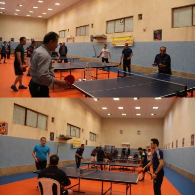 یکدوره مسابقه تنیس روی میز به مناسبت روز بصیرت بین کارکنان شهرداری لاهیجان برگزار شد.