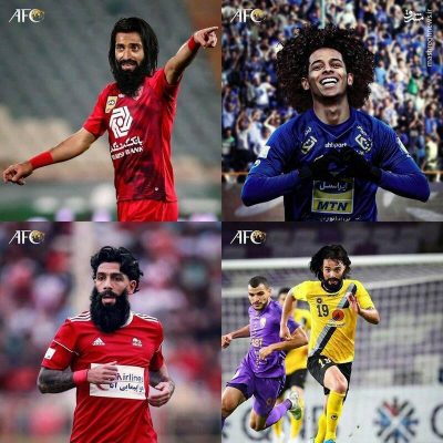  چهره بازیکنان ایرانی