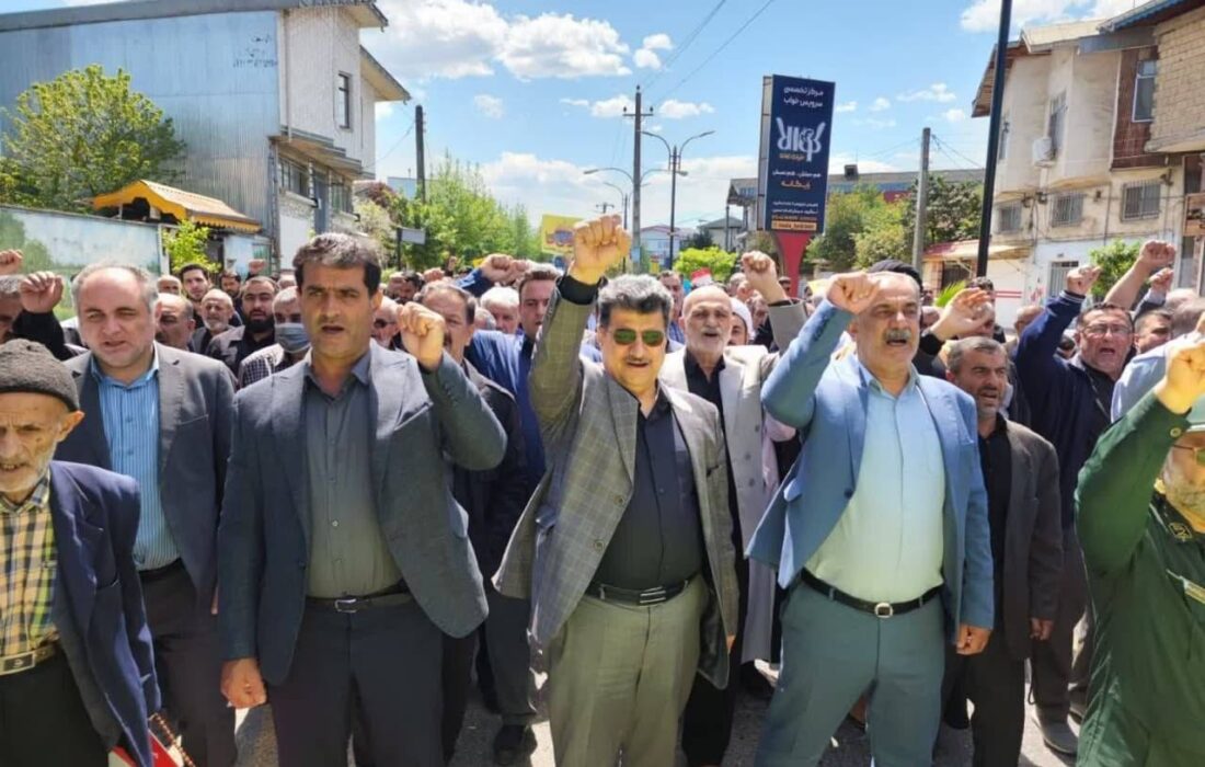 برگزاری راهپیمایی روز قدس در کومله