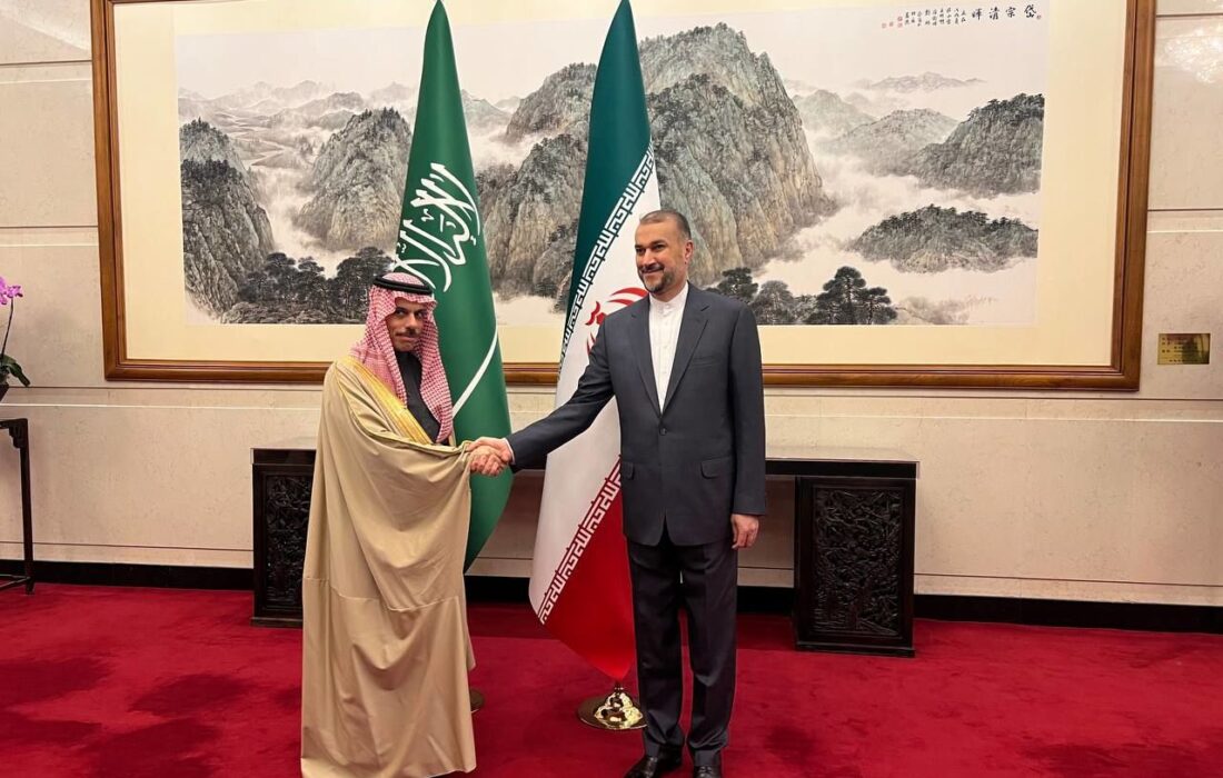 امضا بیانیه مشترک ایران و عربستان با حضور وزیر خارجه چین