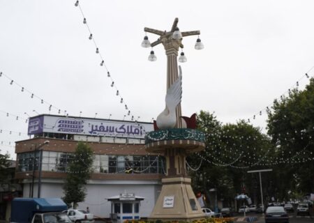 شهرداری لاهیجان با فضا سازی شهر، به استقبال عید غدیر رفت