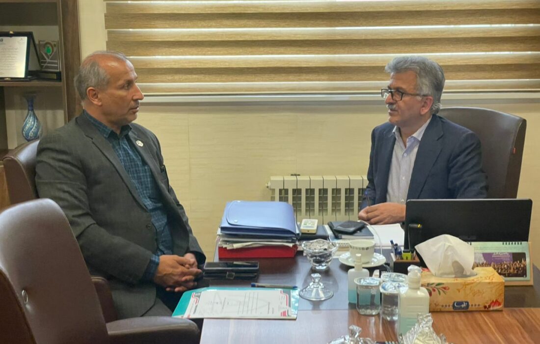 دیدار رئیس هیئت ورزش های جانبازان و توان یابان استان گیلان با دکتر آشوبی رییس دانشگاه علوم پزشکی گیلان