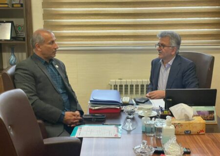 دیدار رئیس هیئت ورزش های جانبازان و توان یابان استان گیلان با دکتر آشوبی رییس دانشگاه علوم پزشکی گیلان