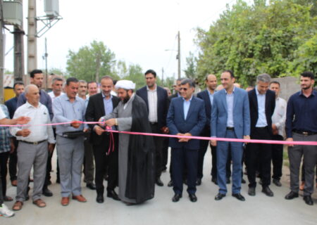 افتتاح پروژه آسفالت روستای صفرابسته بالا با حضور نماینده مجلس و فرماندار آستانه‌اشرفیه