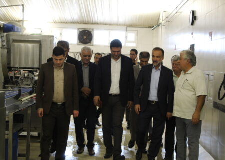 بازدید نماینده مجلس و مسئولان از شرکت صنایع غذایی بندر