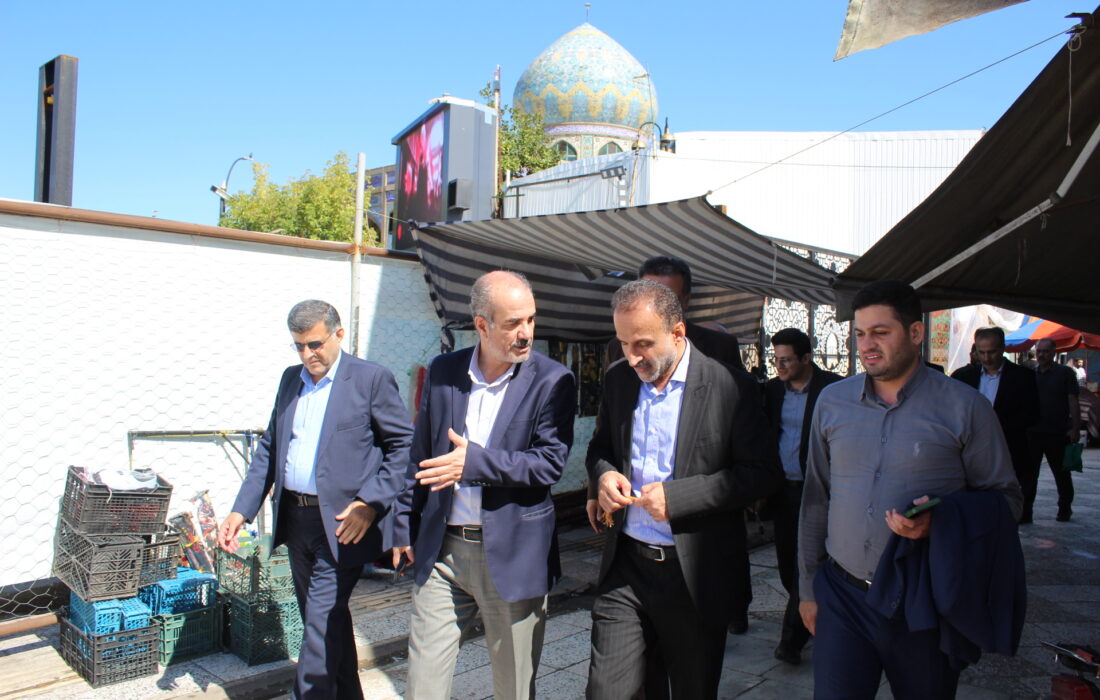 بازدید  معاون وزیر راه و شهرسازی و مدیرعامل شرکت بازآفرینی شهری ایران از پروژه بلوار ۳۵ متری سپهبد شهید حاج قاسم سلیمانی با حضور مسئولان استانی و شهرستانی
