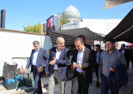 بازدید  معاون وزیر راه و شهرسازی و مدیرعامل شرکت بازآفرینی شهری ایران از پروژه بلوار ۳۵ متری سپهبد شهید حاج قاسم سلیمانی با حضور مسئولان استانی و شهرستانی