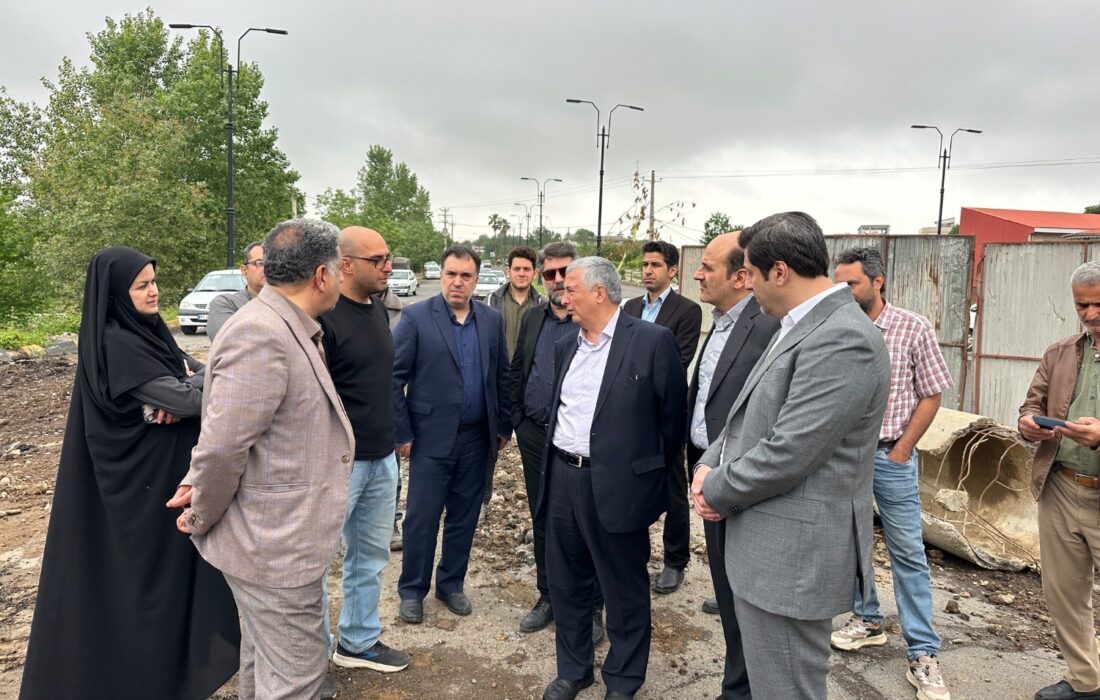 بازدید معاون هماهنگی امور عمرانی استانداری گیلان از پروژه های مدیریت شهری لاهیجان