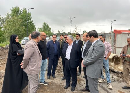 بازدید معاون هماهنگی امور عمرانی استانداری گیلان از پروژه های مدیریت شهری لاهیجان