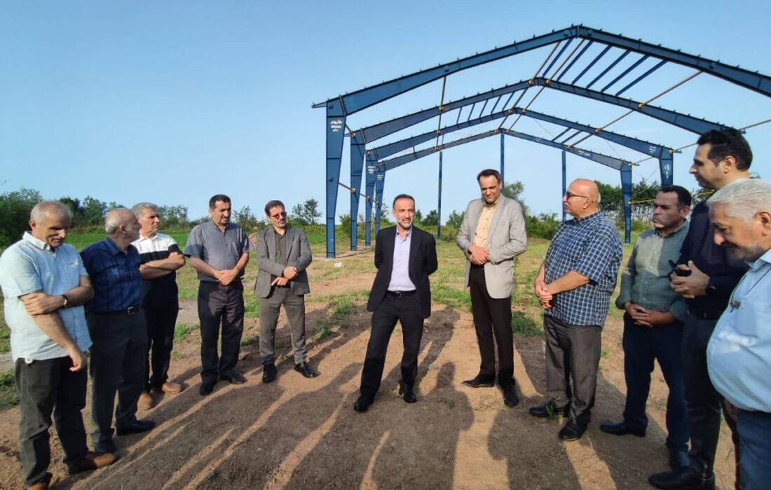 پیشرفت عملیات اجرایی سالن ورزشی لسکوکلایه با پیگیریهای مهندس ابراهیم نجفی