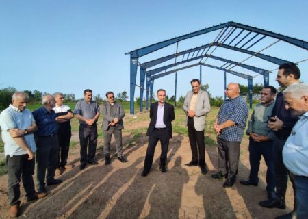 پیشرفت عملیات اجرایی سالن ورزشی لسکوکلایه با پیگیری‌های مهندس ابراهیم نجفی