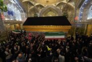 پیکر مطهر آقای شهید ایران در نجف
